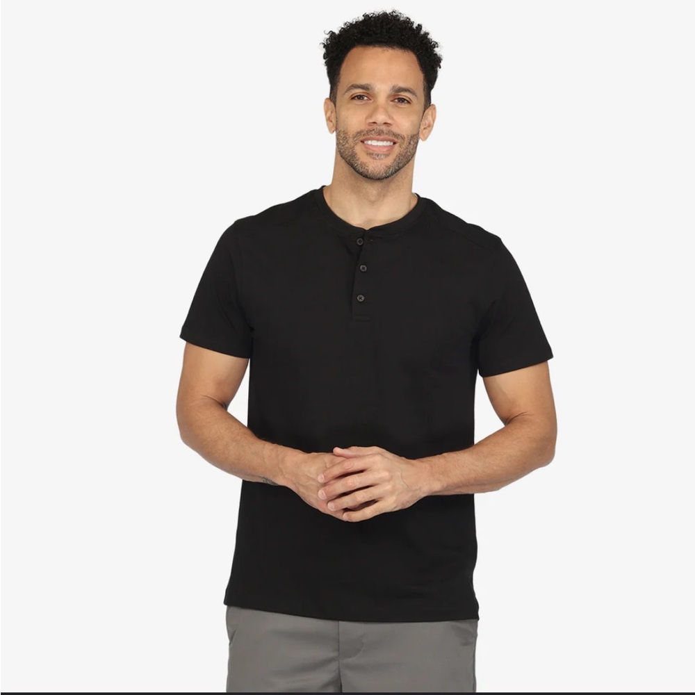 Thread Wave Mens Button Up Short Sleeve T Shirt Size Medium Top casual